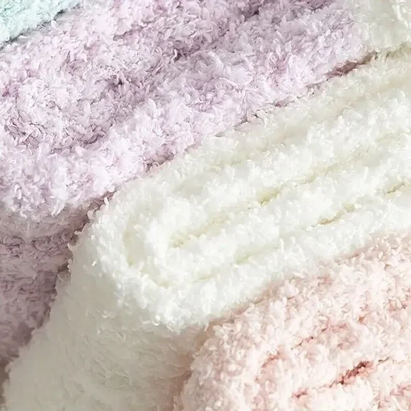 Fuzzy Cozy Socks for Women, Soft Fluffy Slipper Warm Sleep Socks 5 Pack NEW - Picture 6 of 10